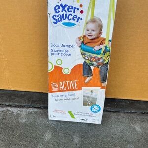 ExerSaucer Door Jumper with Colorful Design